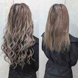 プルエクステで作るグラデーションスタイル