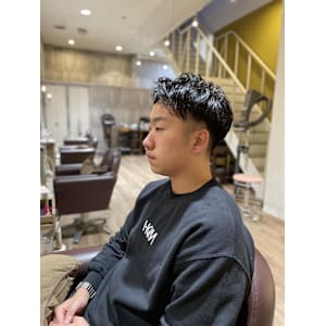 ツーブロニュアンスパーマ【ARCH片山】