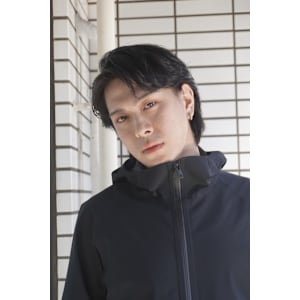 かきあげセンターパート