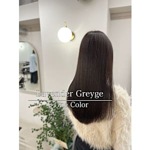【星野】カラー指名No1/透明感溢れる春のラベンダーグレージ