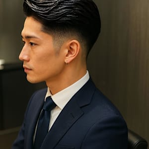 ジェントル・オールバックフェード