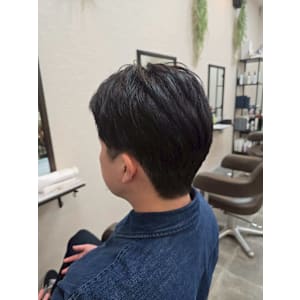 メンズカット/パーマ/グレイカラー/鎌取駅/韓国風/白髪染め