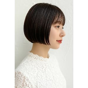 お客様スタイル♪人気のミニボブ