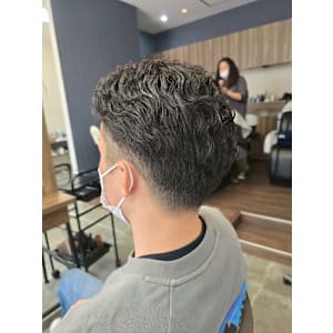 メンズカット/パーマ/グレイカラー/鎌取駅/韓国風/白髪染め