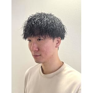 【平山明樹】メンズパーマ/縦落ちスパイラルパーマ