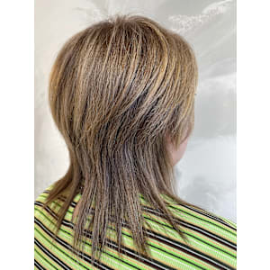 オーガニックカラー×ウルフ