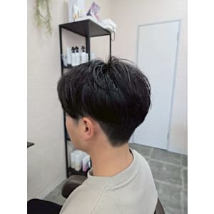 メンズカット/パーマ/グレイカラー/鎌取駅/韓国風/白髪染め