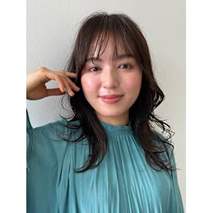 くびれレイヤー・ボブ/丸顔/前髪あり/絶壁解消/20代/30