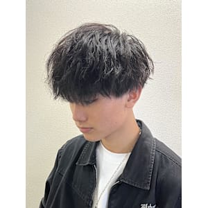 【平山明樹】柔らかいメンズスパイラルパーマ