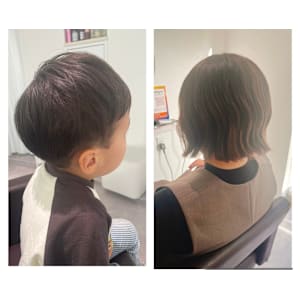 ミニボブ　刈り上げショート