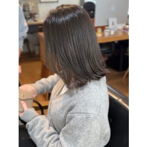 透明感グレージュcolor