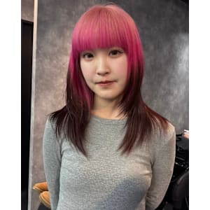 ルーツカラー　デザインカラー　ハイトーン　表参道/原宿