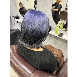 デザインカラー×エンドカラー×ブルーラベンダー - GLADGE池袋/ダブルカラー/ブリーチ【グラッジイケブクロダブルカラーブリーチ】掲載中