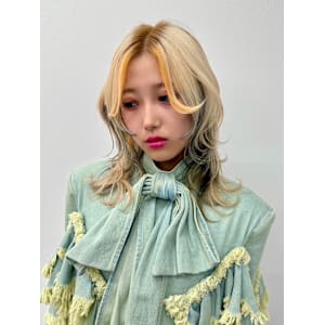 スラッシュカラー　デザインカラー　ハイトーン　表参道/原宿 - Null 表参道本店 デザインカラー/ダブルカラー【ヌル】掲載中