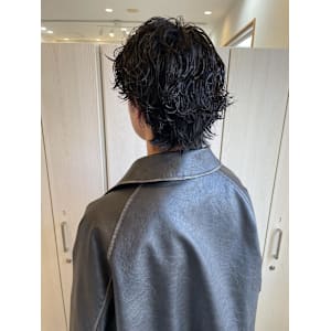 スパイラルパーマ/メンズカット