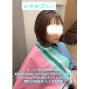 パーソナルカラー診断似合わせカラー