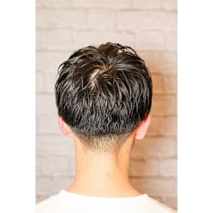 直毛のアップバング