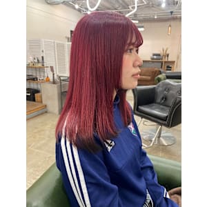 【韓国風レッドヘアー × ブラックエンドカラー】ethica