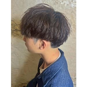 【Flor_上大岡】*メンズマッシュ＋フェザーパーマ*