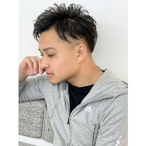 メンズショート フェードカット 刈り上げツーブロック