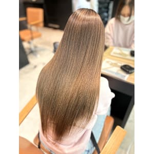 髪質改善カラー×ミルクティーベージュ♪