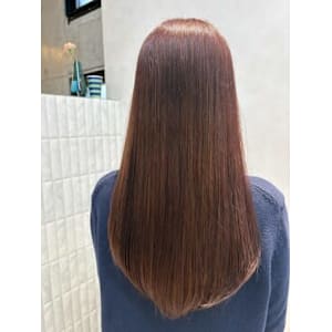 素髪のような輝きストレートロング［縮毛矯正/髪質改善］