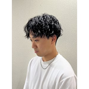 【平山明樹】緩めパーマ/縦落ちスパイラルパーマ