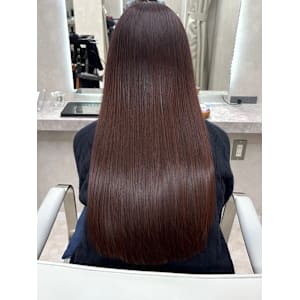 ブラウン/髪質改善トリートメント/透明感カラー