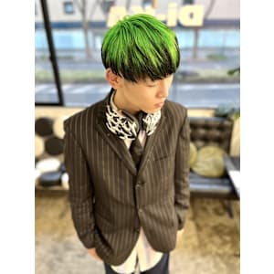 グリーン～黒/ルーツカラー/マッシュ/ケアブリーチ/髪質改善 - Di-KA HAIR sendai【ディーカヘアーセンダイ】掲載中