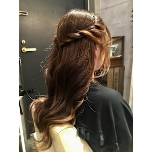 アレンジすると可愛さUP×インナーカラーオレンジベージュ♪ - Fleuve【フルーヴ】掲載中