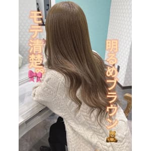 モテ清楚明るめブラウン