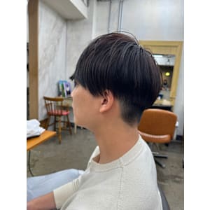 ツーブロックマッシュショート