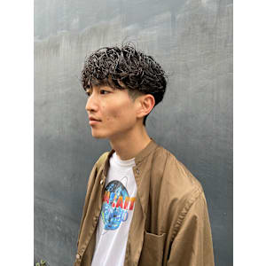 ツーブロックマッシュパーマ