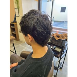 メンズカット/パーマ/グレイカラー/鎌取駅/韓国風/白髪染め