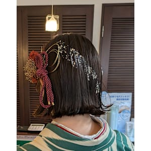 ヘアアレンジ【大切な日のセットに！】