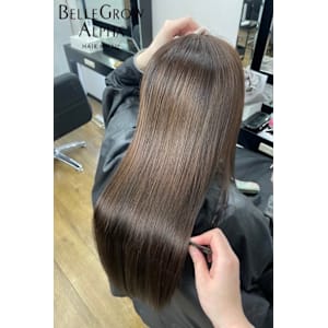 水素トリートメント＋カラー - BELLE GROW ALPHA HAIR&NAIL【ベルグローアルファヘアアンドネイル】掲載中