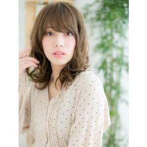 【Linoa】ミルクティーブラウン☆大人巻きf