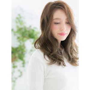 【Ray】かきあげバング大人巻きロングウルフ