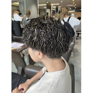 メンズ波巻きスパイラルパーマ