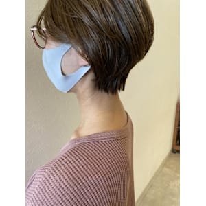 ショート／オリーブブラウン