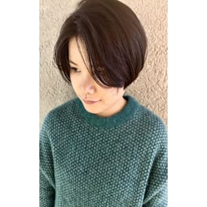 30代 オシャレハンサムショート