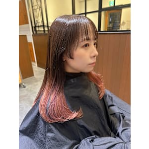 池袋 裾カラー グラデーション  ピンクラベンダー♪ - LILIANA【リリアーナ】掲載中