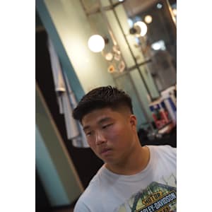 スキンフェード×ウェーブアップ