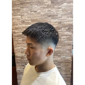 銀座 理容室  フェード