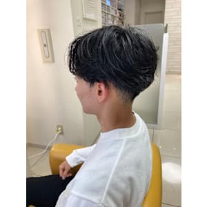 ニュアンスパーマ風アイロン仕上げ