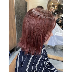 【SHIAN山本】チェリーレッドカラー