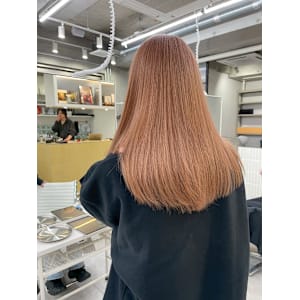 レイヤーカット　髪質改善　グレージュ　トレンドカラー