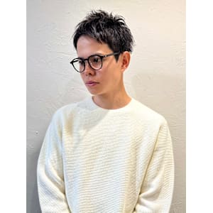 池袋アップバングスパイキーショート◎[池袋メンズ美容室］