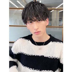 20代30代メンズスパイラルパーマワイルドオシャレ感アッシュ - soar 髪質改善 レイヤーカット 【渋谷 髪質改善サロン】【ソア カミシツカイゼン レイヤーカット】掲載中