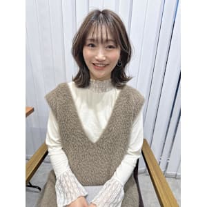 くびれヘア×まろみベージュ